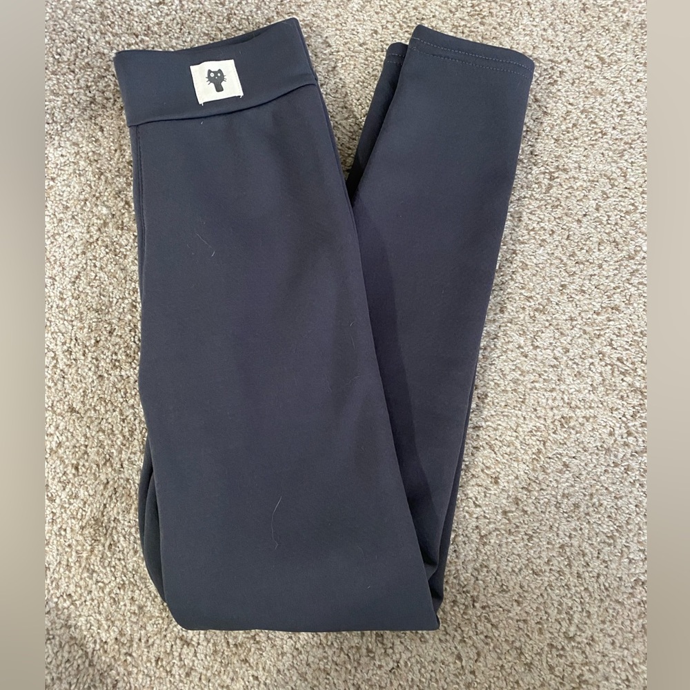 Size 2 fleece lined leggings - grey
